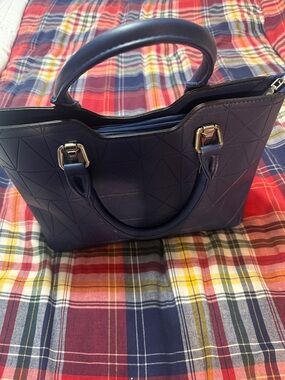 Classic Navy Tote Handbag - Unbranded